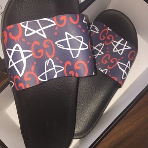 Gucci Ghost Star Slides